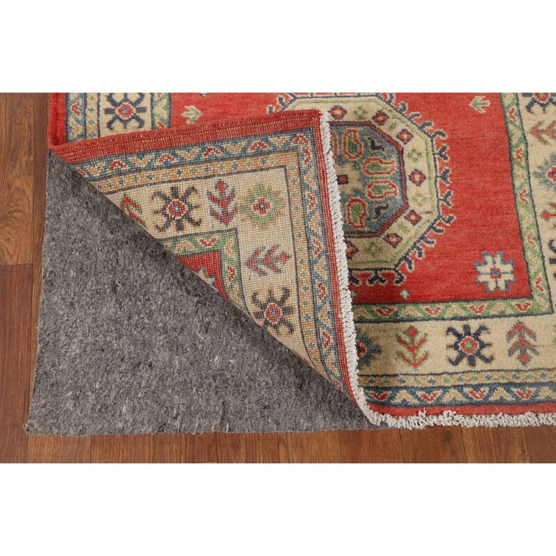 Oriental Kazak Runner Rug Handmade Wool Carpet - 2'10" x 9'1"