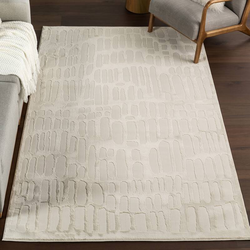 Nuloom Belen Modern Abstract Area Rug - 9'10" x 12'10" - Cream