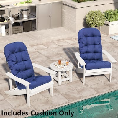 Adirondack Style Patio Outdoor Chair Cushion for Adirondack Chair or Lounge Rocking Chair - See picture
