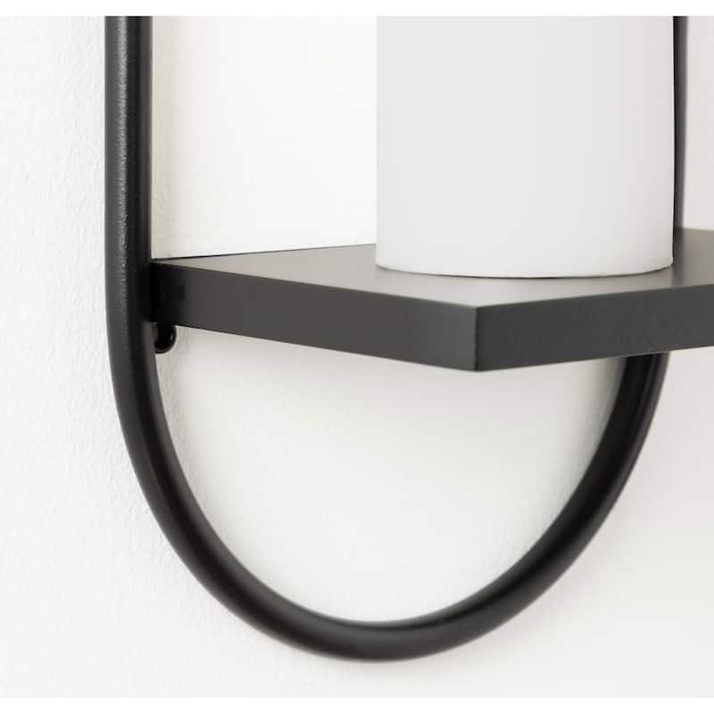 Kate and Laurel Olav Wall Shelf Set
