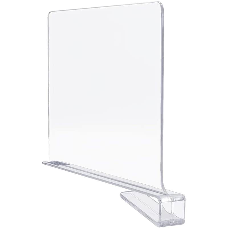 Acrylic Shelf Dividers for Shelves Great Organizer for Closets Bedroom