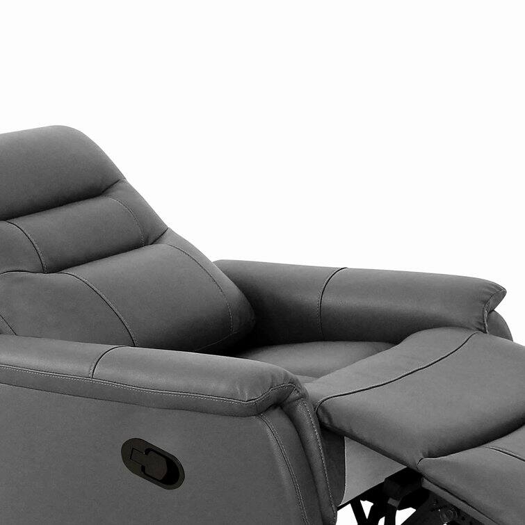 DENOSEN Faux Leather Manual Recliner Chair