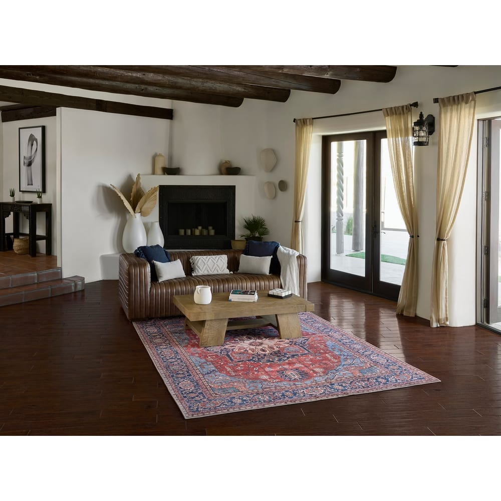 Momeni Afshar Polyester Medallion Area Rug