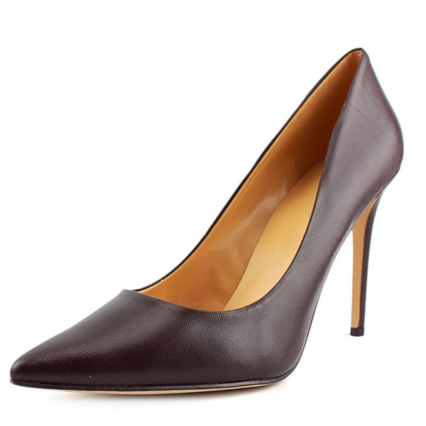 nine west burgundy heels