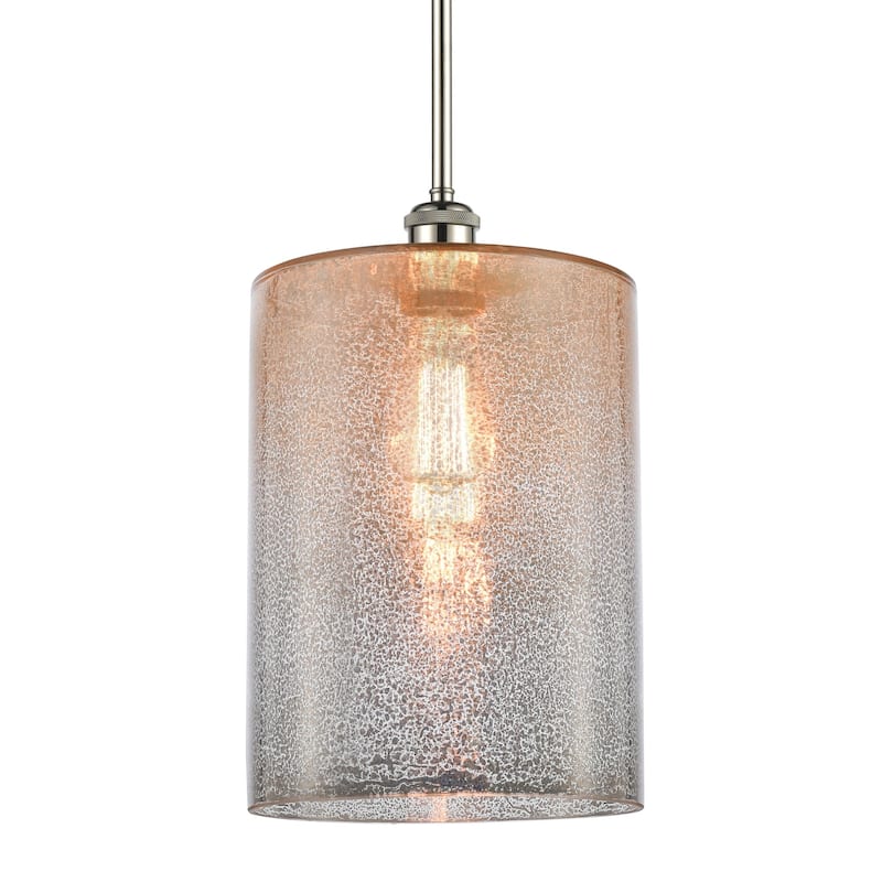Innovations Lighting 516-1S-14-9-L Cobbleskill Pendant Cobbleskill 9" - Mercury / Polished Nickel