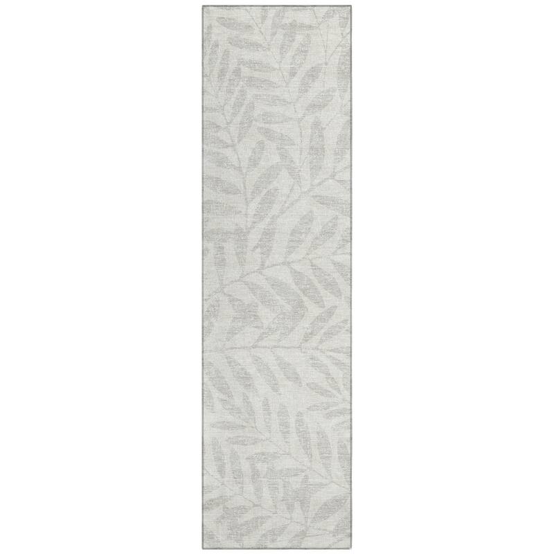 Machine Washable Indoor/ Outdoor Chantille Palm Rug