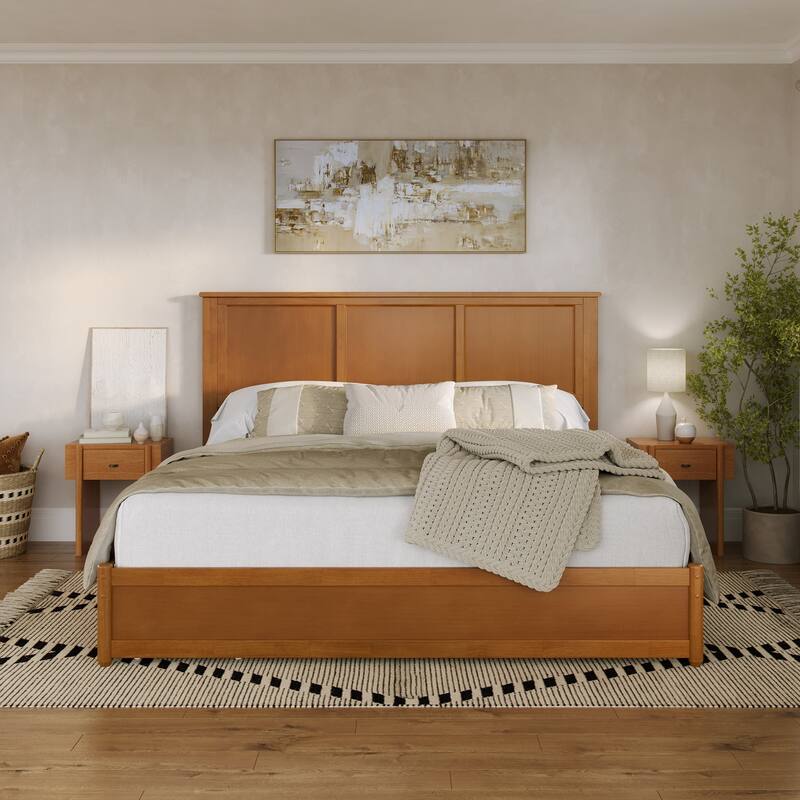 Felicity Platform Bed with Panel Footboard and Storage Drawers