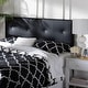 preview thumbnail 9 of 7, Silver Orchid Caillol Crystal Tufted Headboard Full