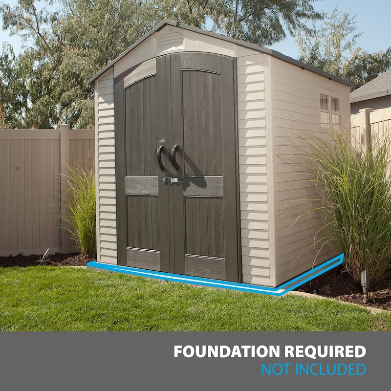 Lifetime 7 ft. x 7 ft. Deluxe Storage Shed