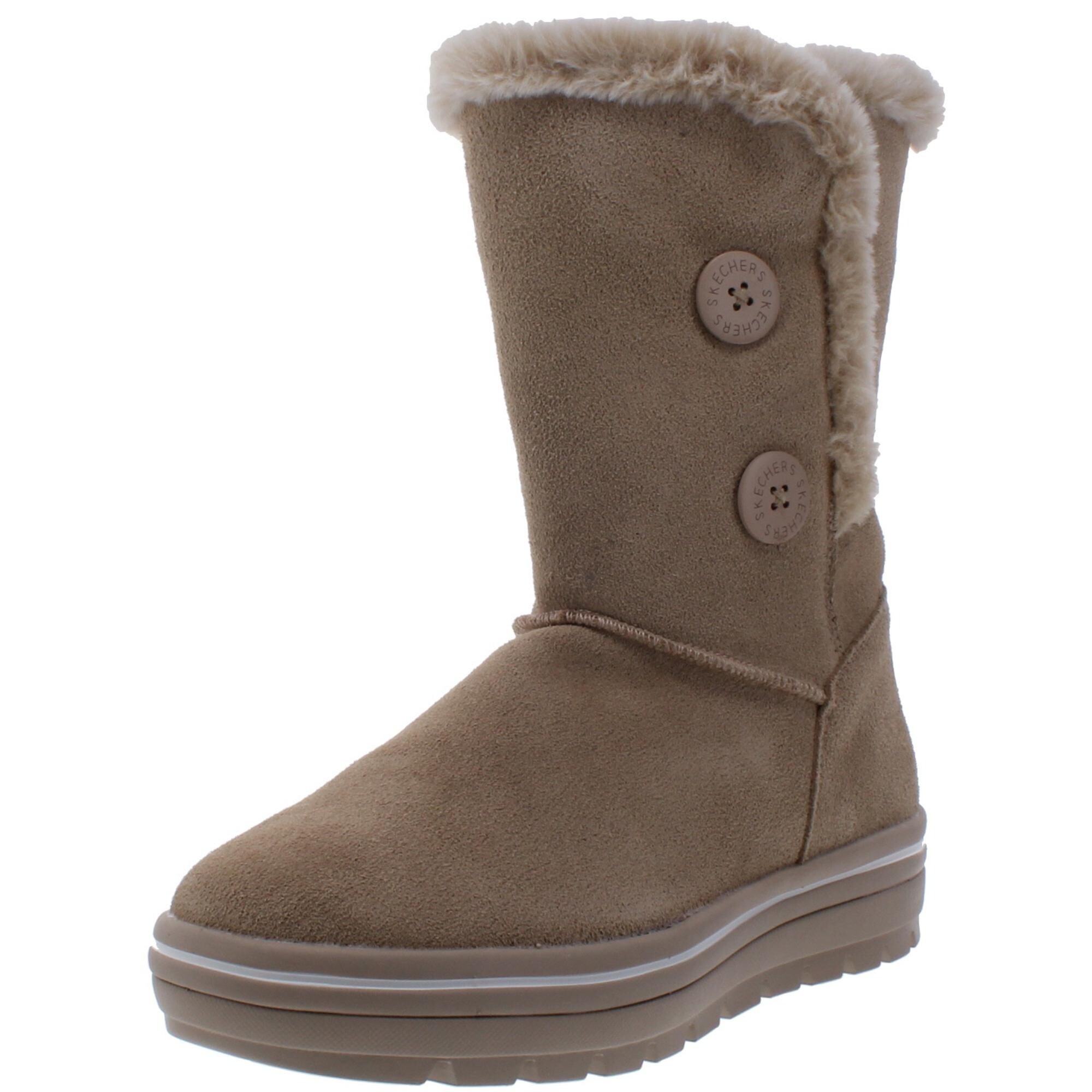 skechers fur lined boots
