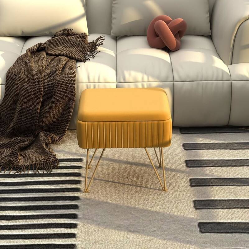 With Storage Small Ottoman