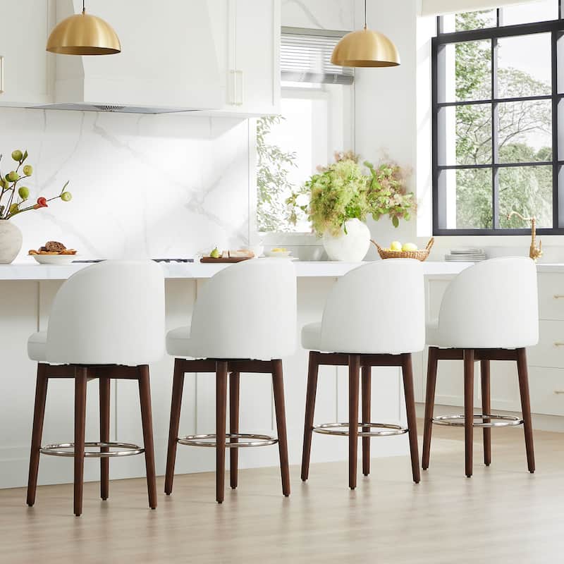 Spruce & Spring Elaine 26 inch Swivel Counter Height Bar Stools Set