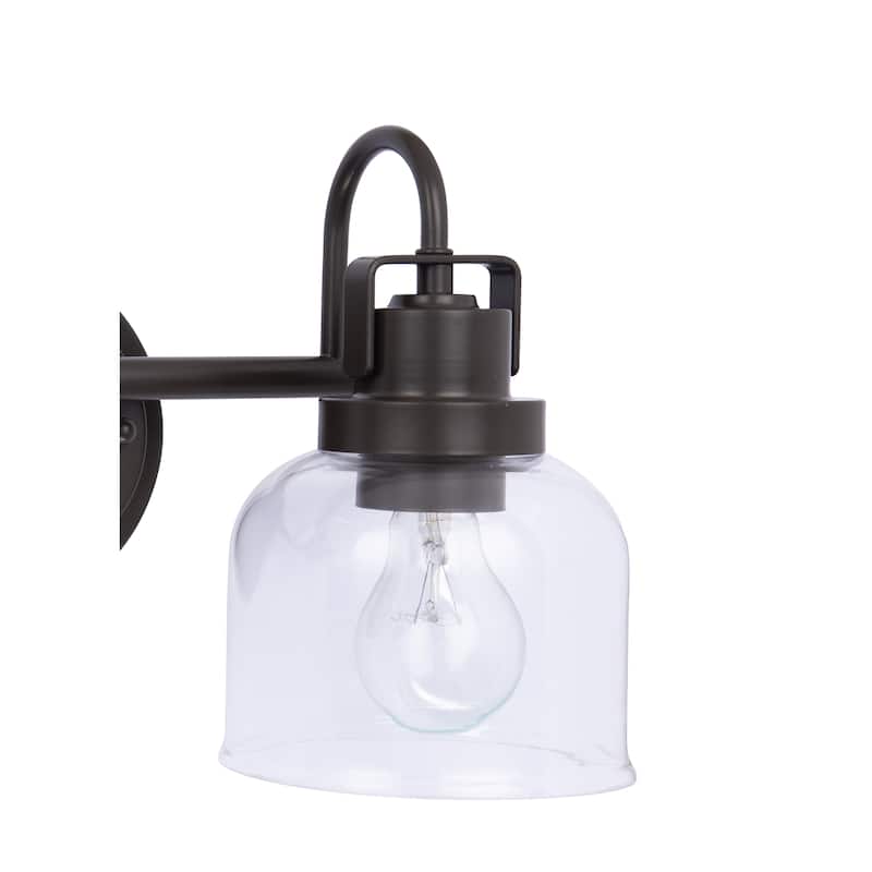 Brio Lighting Brighton Farmhouse 2-Light Dimmable Bathroom Vanity Light