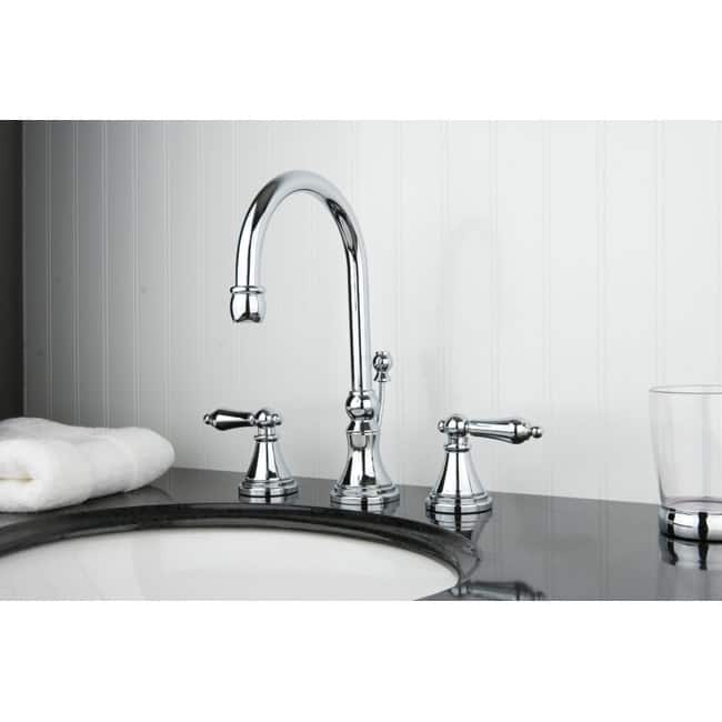 Kingston Brass Governor 1.2 GPM Deck Mounted Bathroom Faucet with
