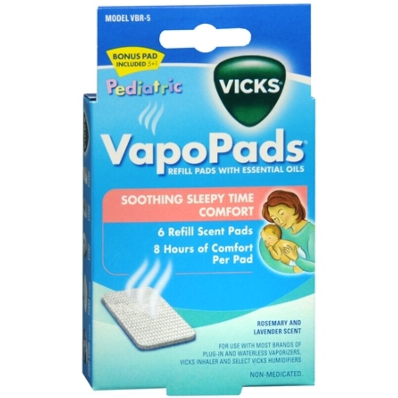 Shop Vicks Pediatric Vapopads Refill Pads 6 Each Overstock
