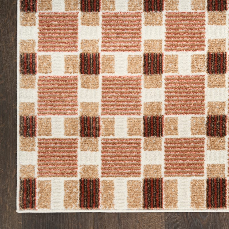 Nourison Nordic Indoor only Geometric Area Rug
