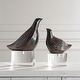 preview thumbnail 4 of 3, Uttermost 18144 Nesting Bird Ceramic Animal Sculpture - Set of 2