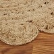 preview thumbnail 14 of 17, LR Home Organic Jute Braided Area Rug, Natural
