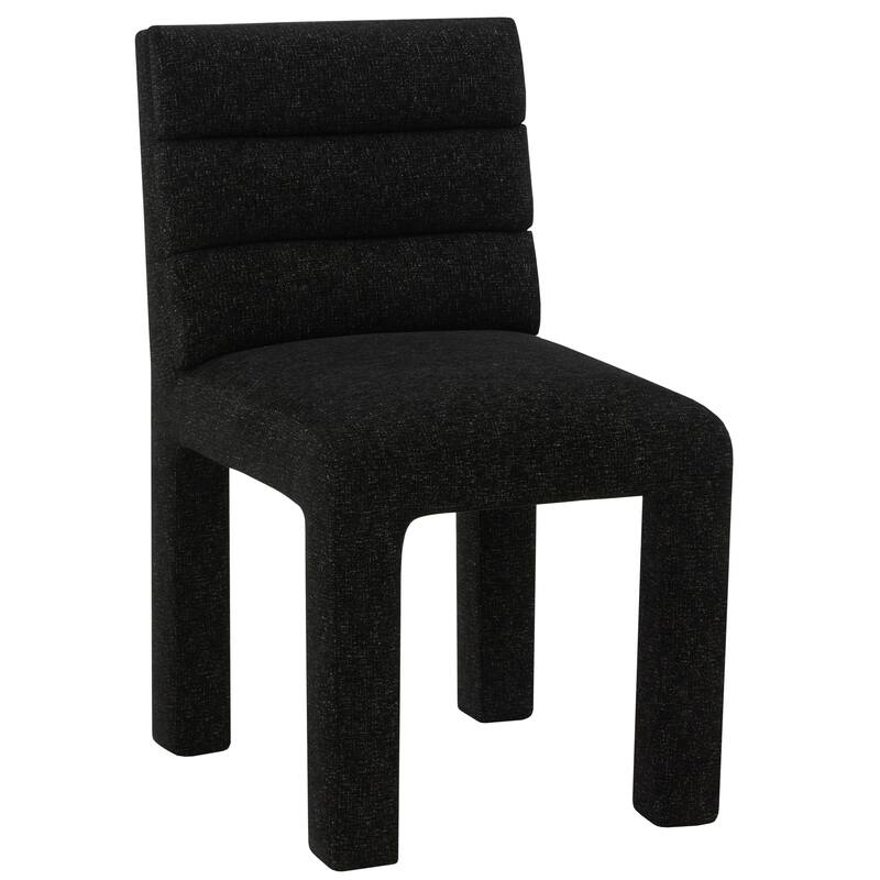 SAFAVIEH Couture Coby Channel Tufted Dining Chair - 19 In. W x 24 In. D x 34 In. H - 19"Wx24"Dx34"H