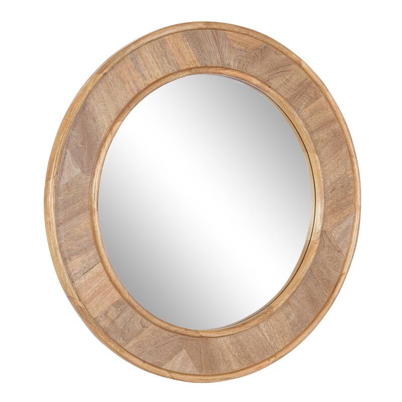 Kate and Laurel Yahna Round Wall Mirror