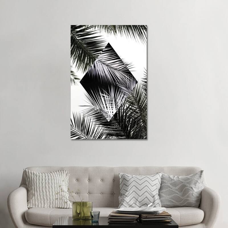 iCanvas "Palm Leaves II" by Mareike Bohmer Canvas Print - 48x32x1.5