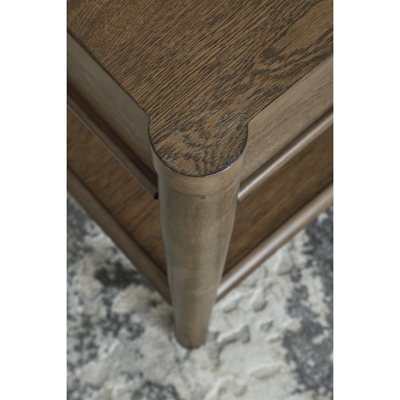 Signature Design by Ashley Roanhowe Brown End Table - 24"W x 26"D x 24"H
