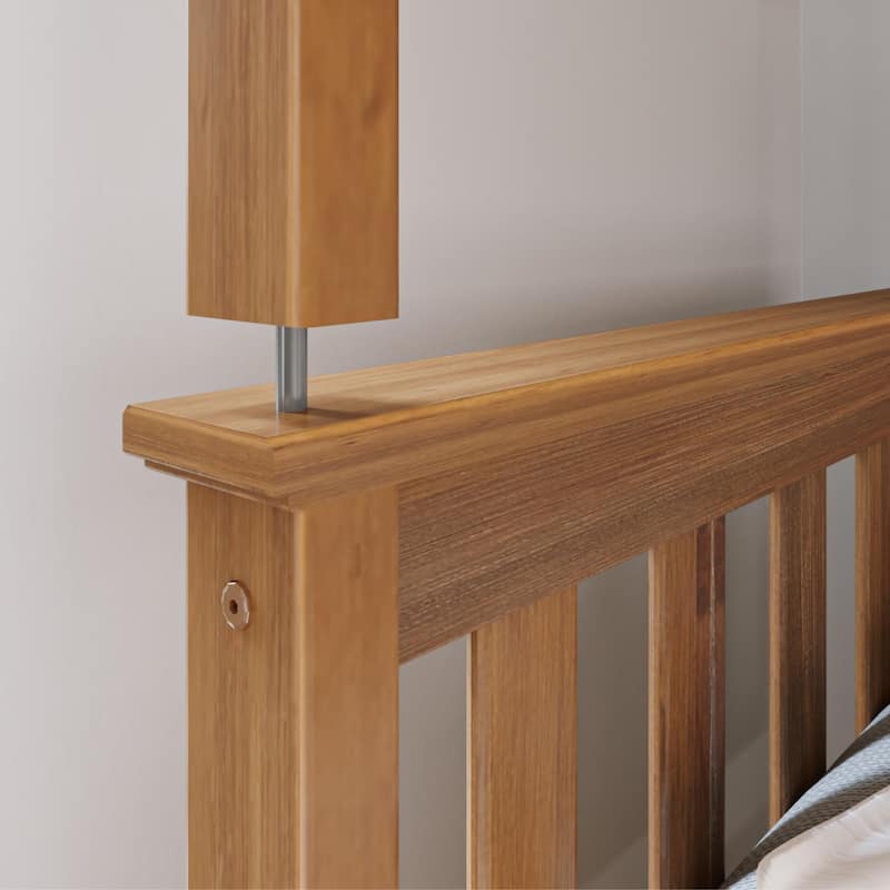 Max and Lily Twin over Twin Solid Wood Bunk Bed