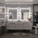preview thumbnail 67 of 161, Large LED Bathroom mirror Tempered Glass Dimmable Anti-Fog Vanity Mirror