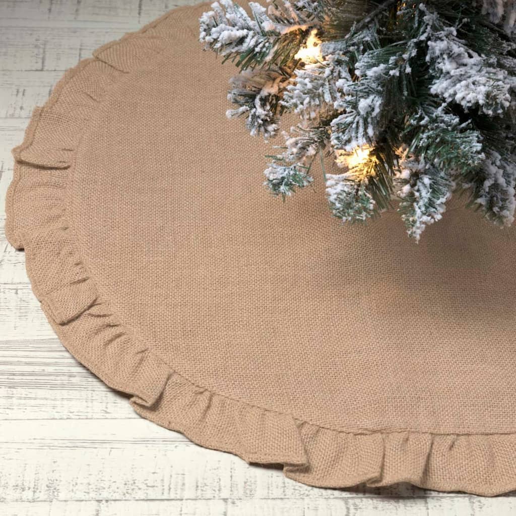 Jute Burlap Natural Tree Skirt