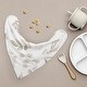 preview thumbnail 2 of 4, Floral Leaf Bandana Baby Bibs 3 Pack Set Ivory Taupe and White Gender Neutral Boho Bohemian Watercolor Botanical Flower Woodland