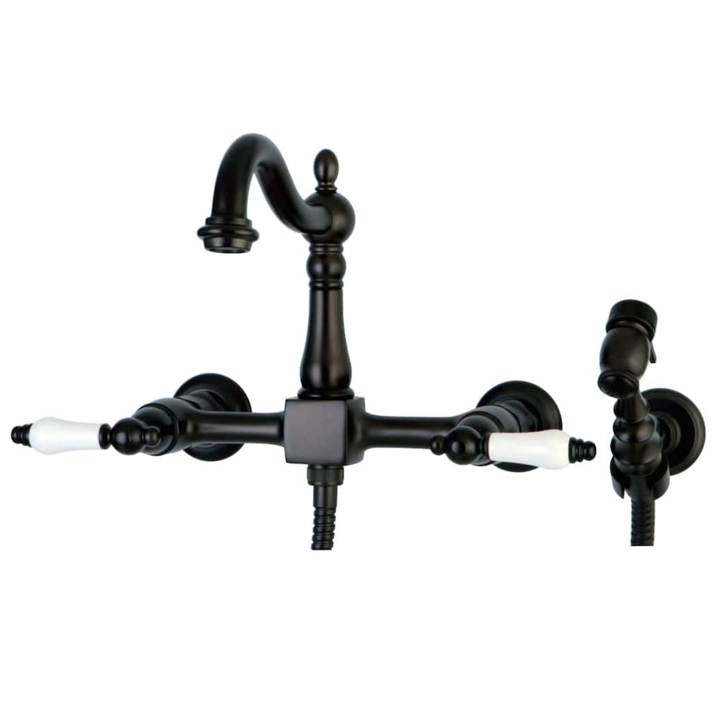 Kingston Brass Heritage Kitchen Faucet - Includes Sidespray