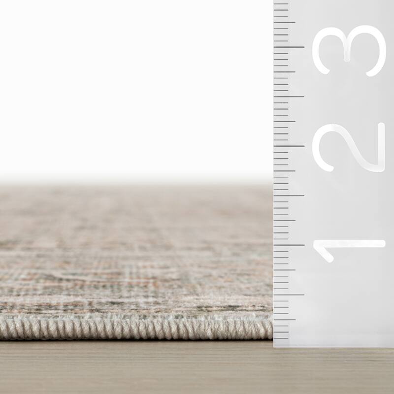 Nuloom Barilas Bordered Traditional Washable Area Rug