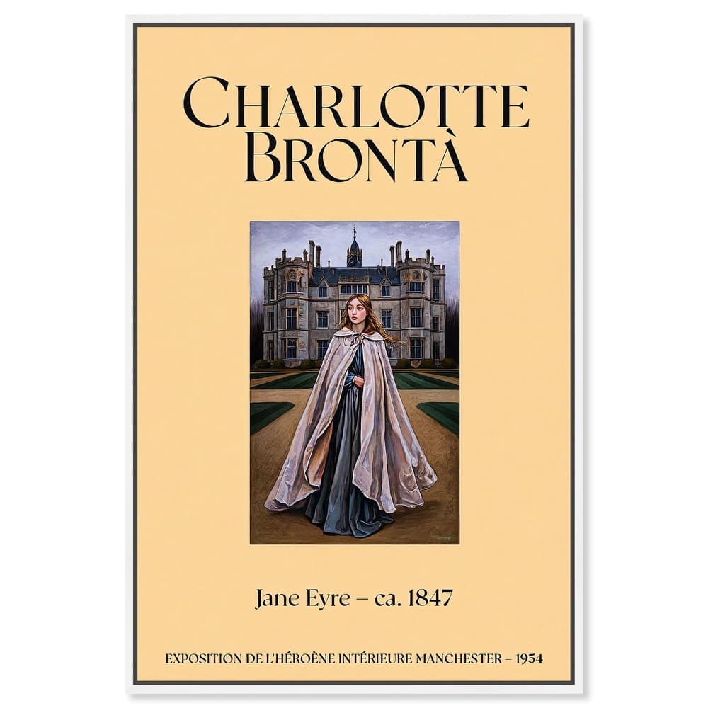 Protagonist of Jane Eyre Canvas by Art Remedy