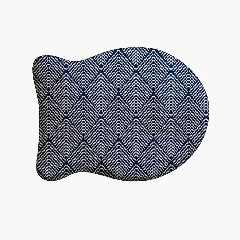 Lifeflor Pet Feeding Mat for Dogs and Cats - Blue - 19" x 14"-Fish