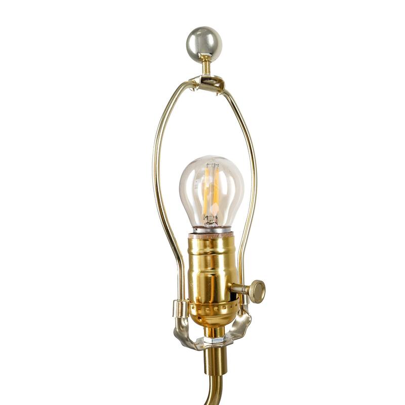 Modern Stylish Desk Lamp, Easy To Install, Used for Bedside Table Lamp, Table Lamp - Black Outer and Gold Inner 110~120V