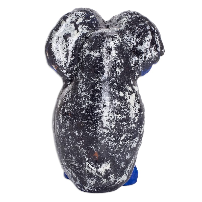 Novica Handmade Delightful Tecolote Ceramic Figurine