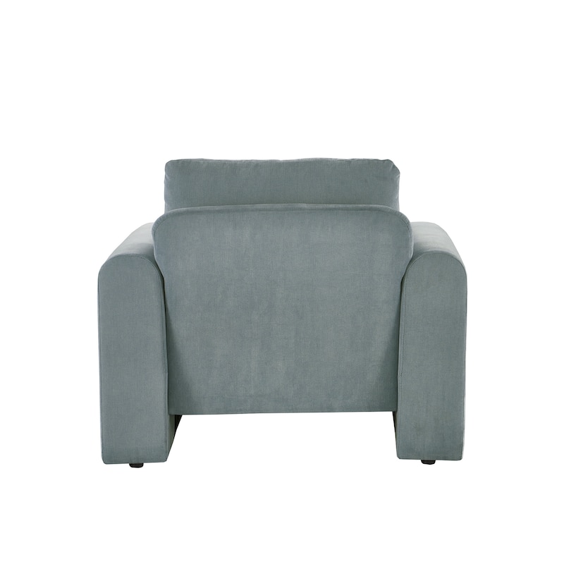 Platt Rounded Arm Chenille Upholstery Accent Chair by iNSPIRE Q Modern