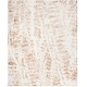 preview thumbnail 2 of 2, SAFAVIEH Handmade Mirage Gilette Modern Abstract Viscose Rug 8' x 10' - Ivory/Brown - Rectangle