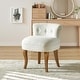 preview thumbnail 11 of 51, Xacobo Modern Velvet Tufted Vanity Stool with Wood Base by HULALA HOME