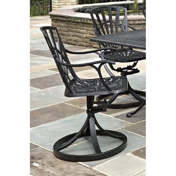 Grenada Outdoor Swivel Rocking Chair by homestyles