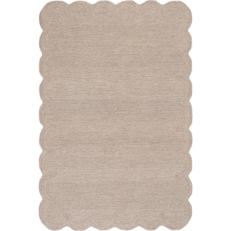 Nuloom Elira Solid Bordered Area Rug