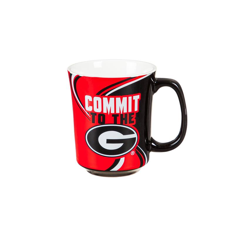 University of Georgia, 14 oz Ceramic Coffee Mug w/ Gift Box