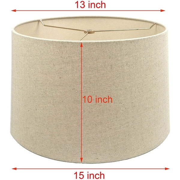 dimension image slide 5 of 7, Mestar Hardback Drum Lampshade (Spider)