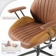 preview thumbnail 4 of 23, OVIOS Suede Fabric Ergonomic Office Chair High Back Lumbar Support