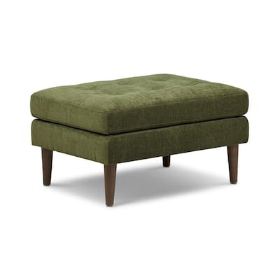 Poly & Bark Napa Velvet Fabric Ottoman
