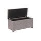 preview thumbnail 11 of 18, Angela Transitional Wood Storage Bench