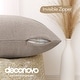 preview thumbnail 9 of 89, Deconovo Faux Linen Throw Pillow Covers 4 PCS(Cover Only)