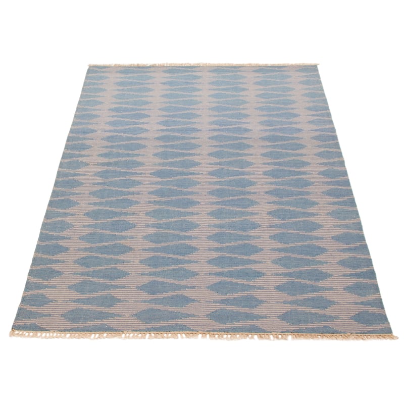Ankara Blue Kilim 5'2" x 7'9" - 5'2 x 7'9