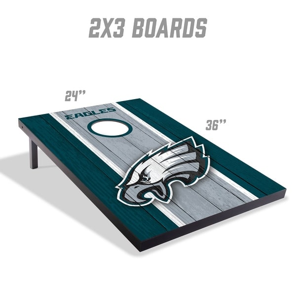 Philadelphia Eagles NFL Compact 2x3 Tailgate Cornhole Board Set