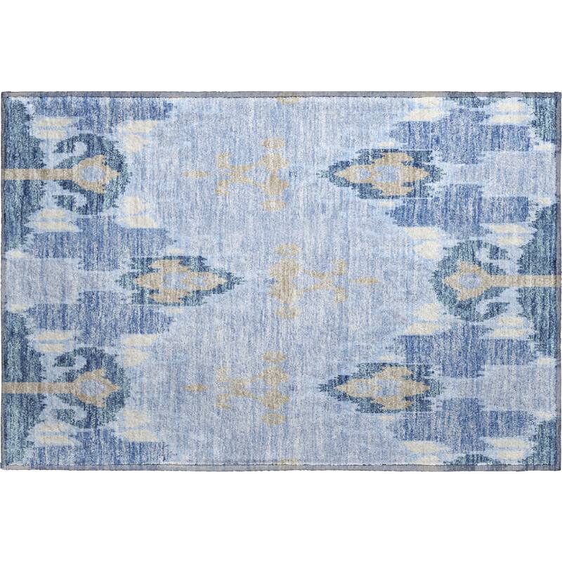 Premium Washable Super Soft Boho Ikat Mayfield Rug